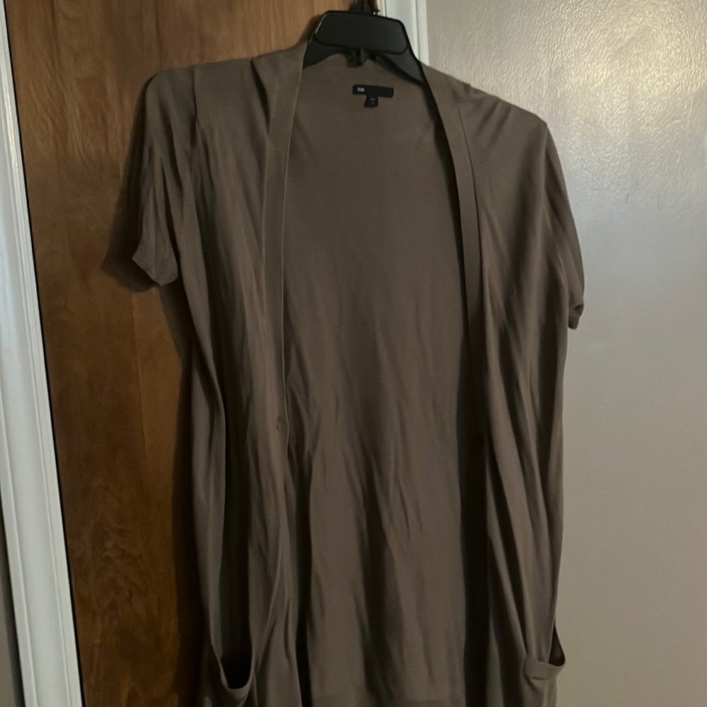 Tan cardigan